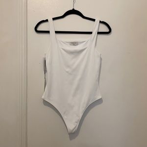Babaton square neck ribbed bodysuit